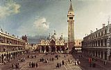 Canaletto Piazza San Marco with the Basilica painting
